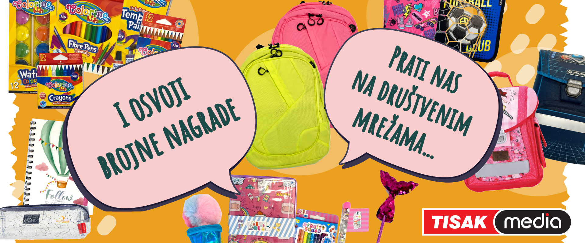 'Back to school' Nagradna igra Tisak