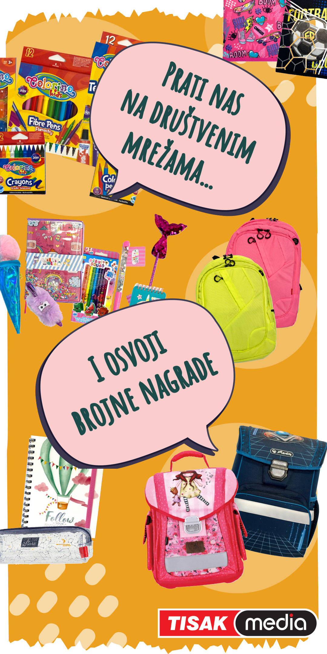 'Back to school' Nagradna igra Tisak